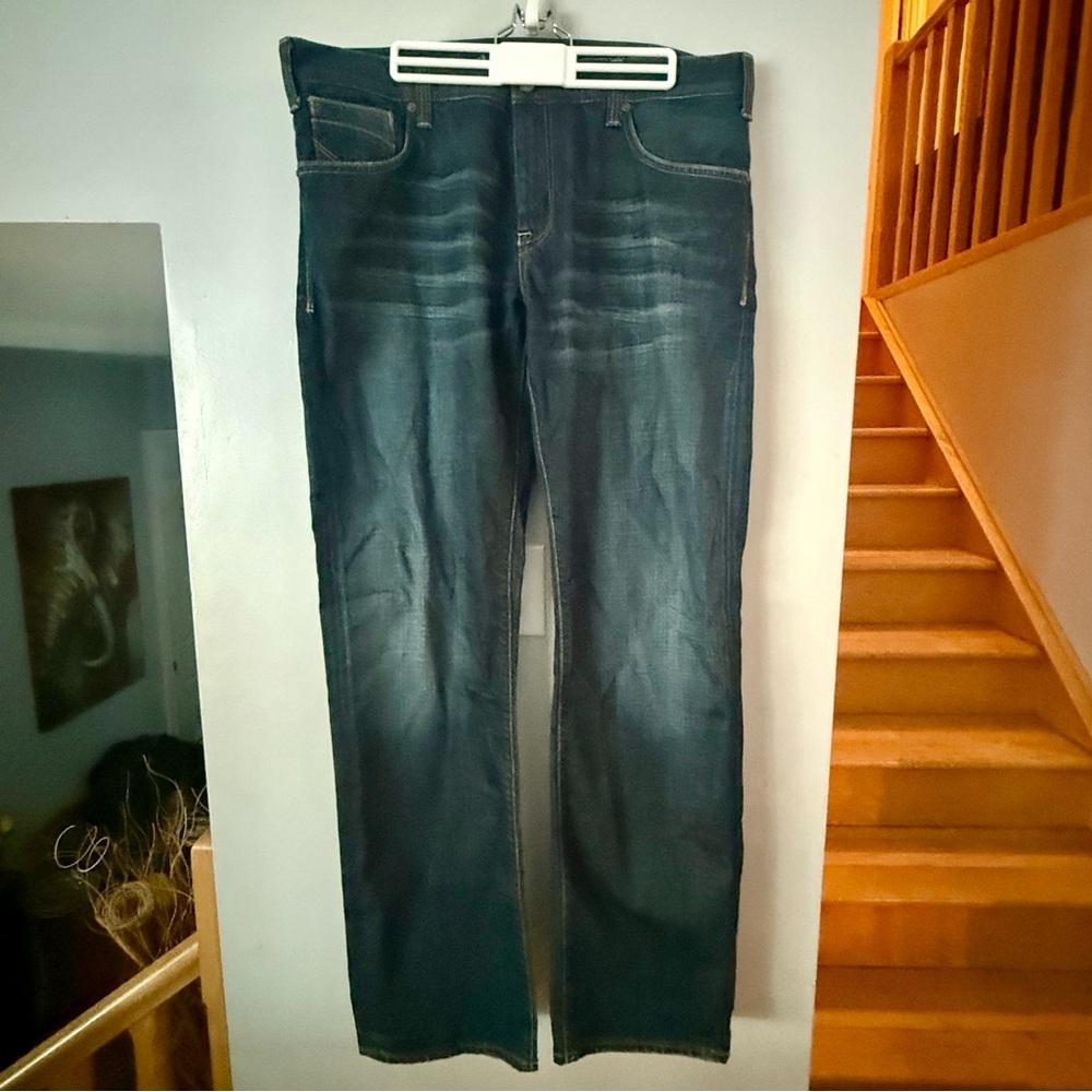🌻Men”s Rugged Refined Mavi “Josh” Deep Blue Straight Leg Jeans